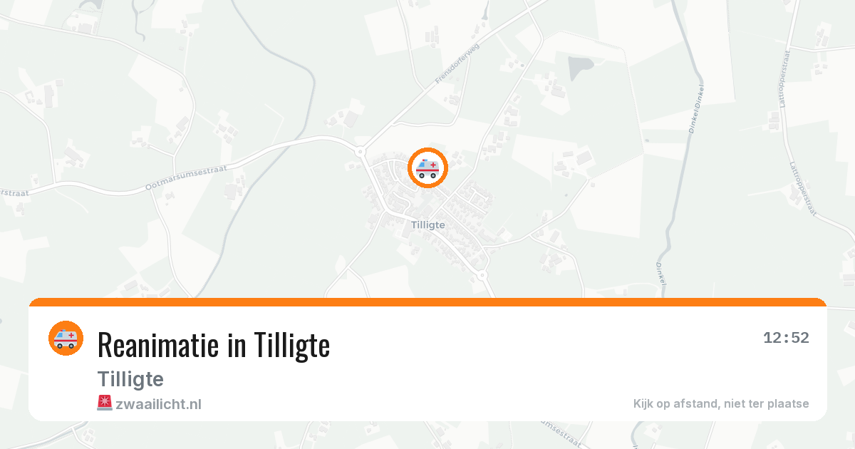 Reanimatie in Tilligte — 11 apr 2026
