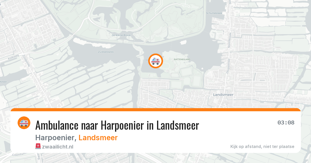 Ambulance naar Harpoenier in Landsmeer — 19 jul 2026