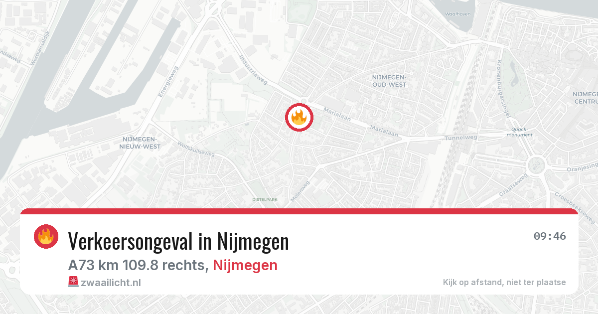 Verkeersongeval in Nijmegen — 8 mrt 2026