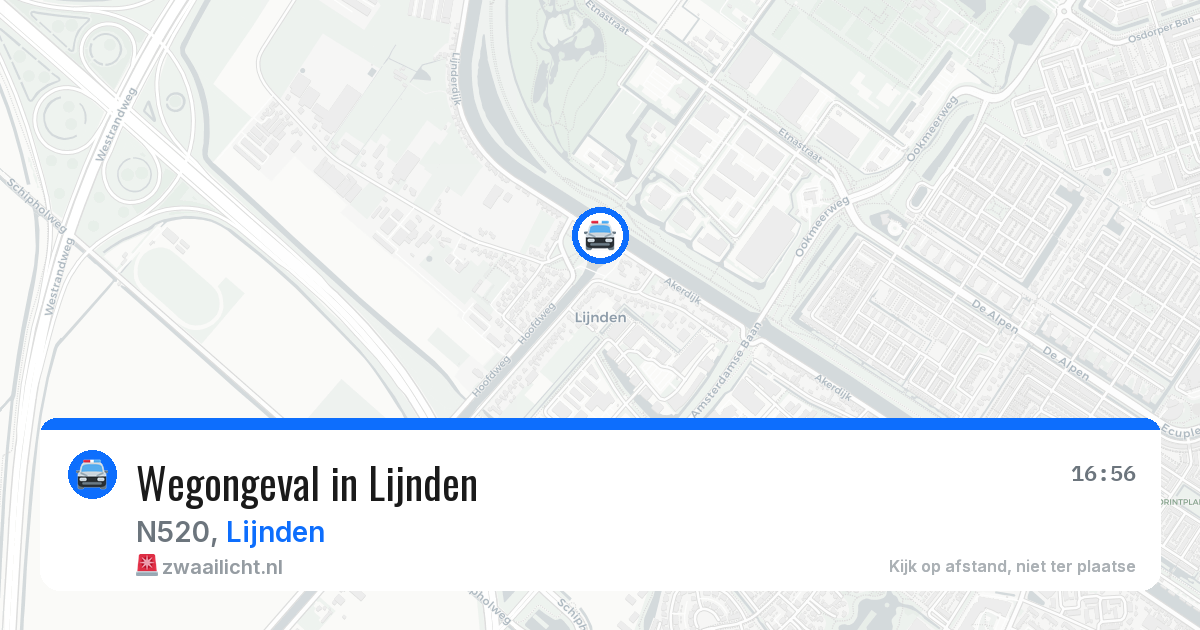 Wegongeval in Lijnden — 21 mei 2026