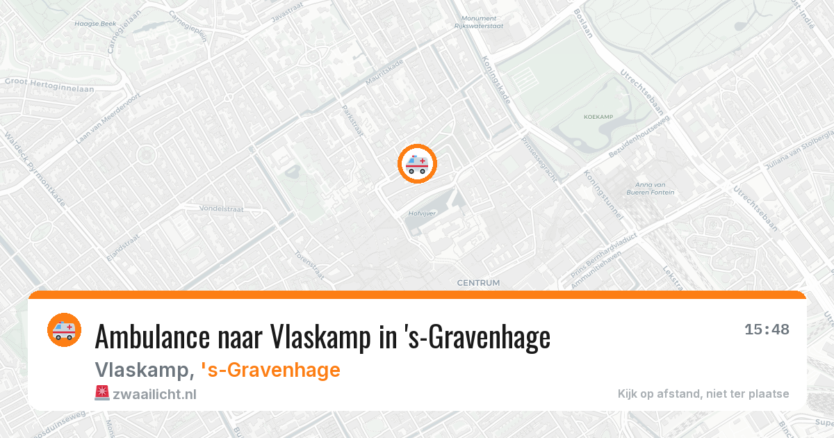 Ambulance naar Vlaskamp in 's-Gravenhage — 8 feb 2026