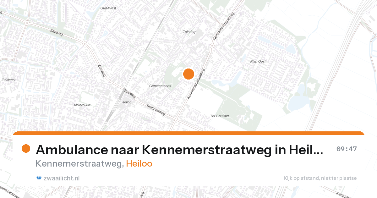 Ambulance naar Kennemerstraatweg in Heiloo — 28 aug 2026