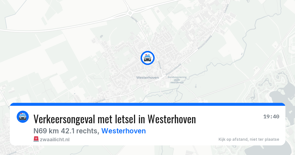 Verkeersongeval met letsel in Westerhoven — 27 jan 2026