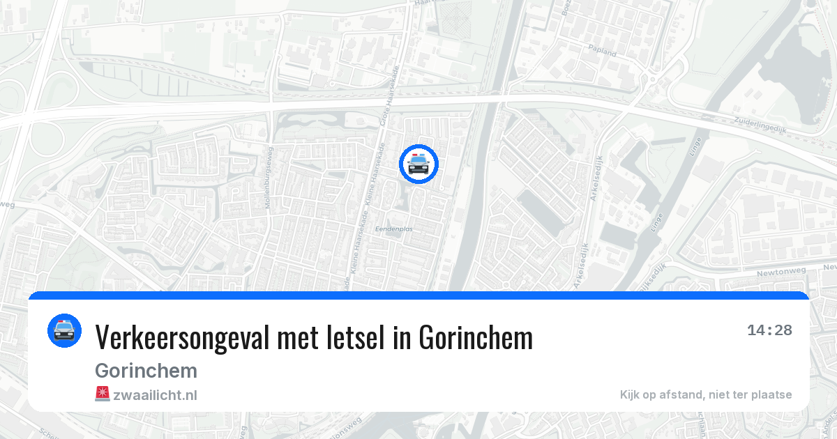 Verkeersongeval met letsel in Gorinchem — 24 jun 2026