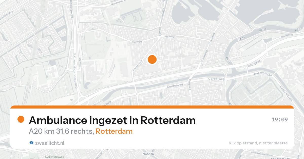 Ambulance ingezet in Rotterdam — 25 aug 2026
