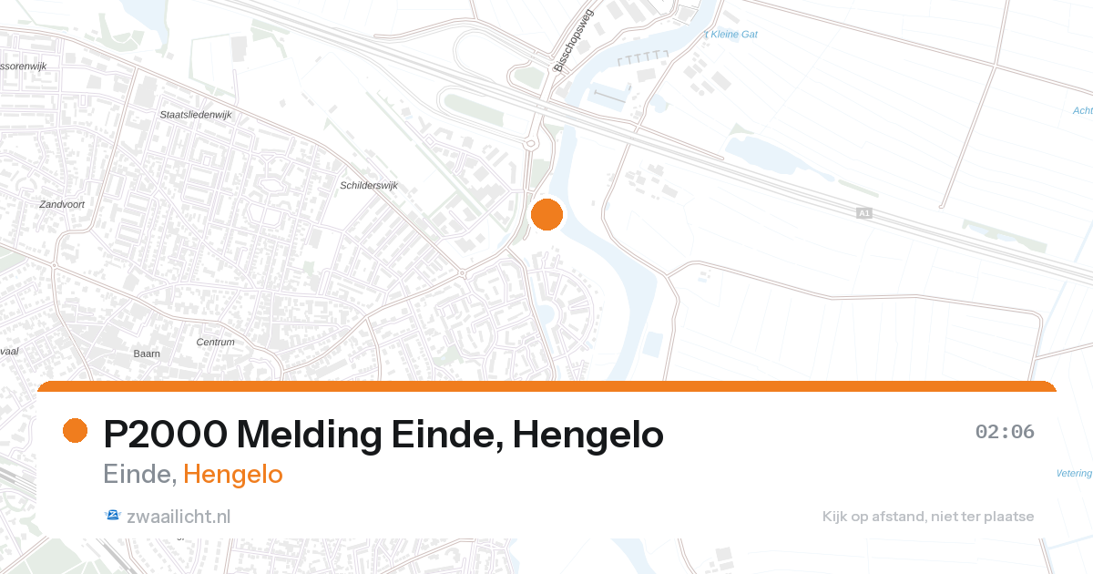 P2000 Melding Einde, Hengelo — 7 feb 2026