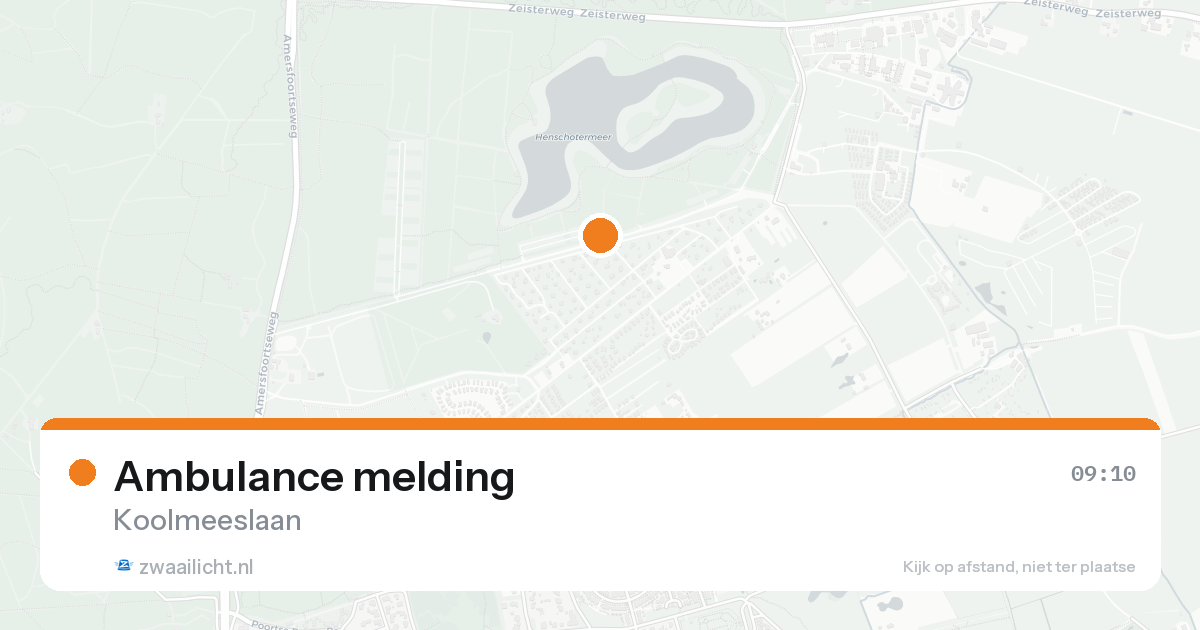 Ambulance melding — 7 feb 2026