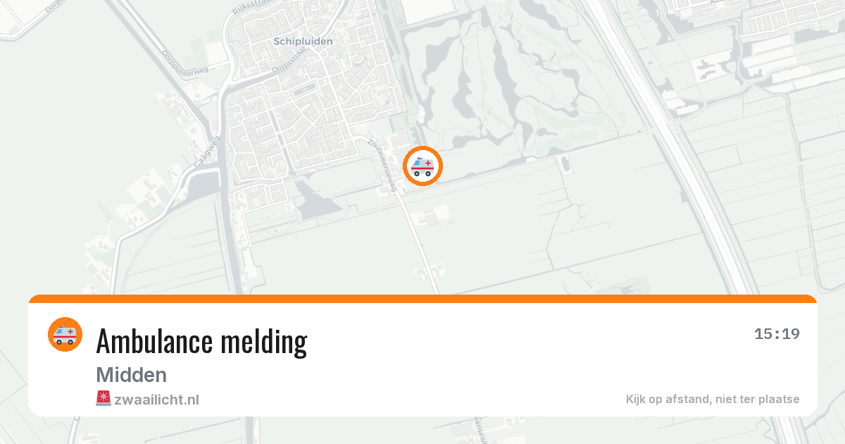 Ambulance melding — 28 mei 2026