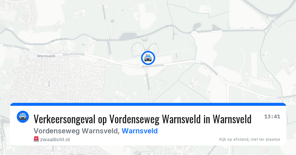 Verkeersongeval op Vordenseweg Warnsveld in Warnsveld — 5 mrt 2026