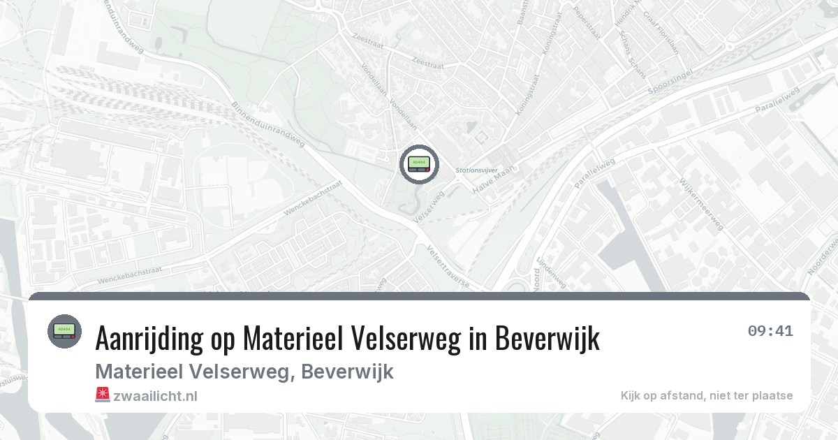 Aanrijding op Materieel Velserweg in Beverwijk — 30 jan 2026