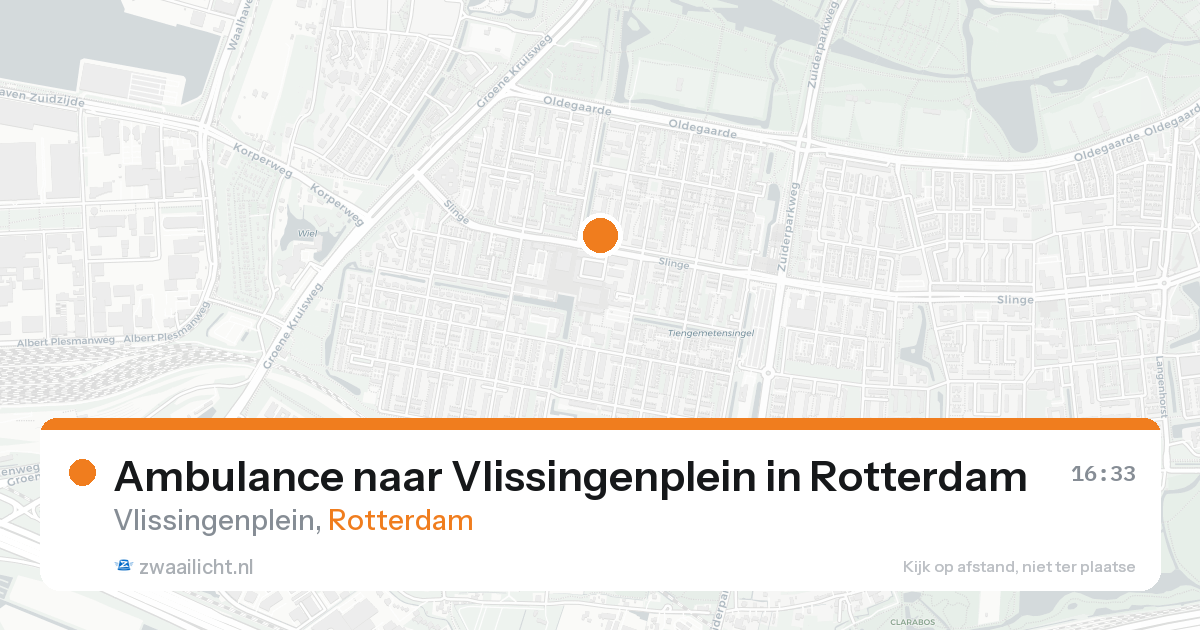 Ambulance naar Vlissingenplein in Rotterdam — 4 apr 2026