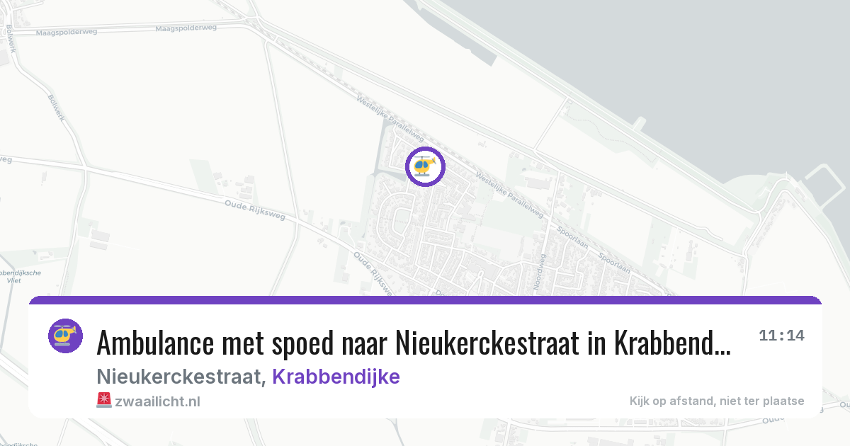 Ambulance met spoed naar Nieukerckestraat in Krabbendijke — 9 feb 2026