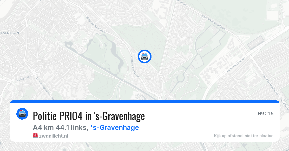 Politie PRIO4 in 's-Gravenhage — 26 mrt 2026 | 🚨 Zwaailicht.nl
