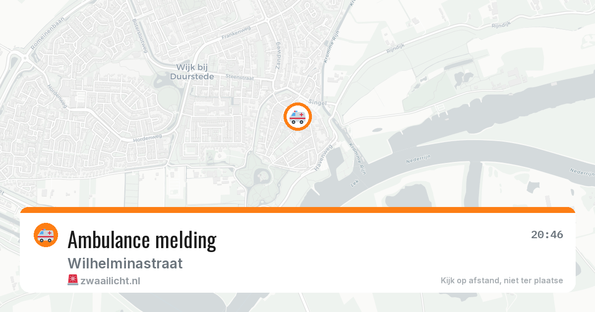 Ambulance melding — 11 jun 2026