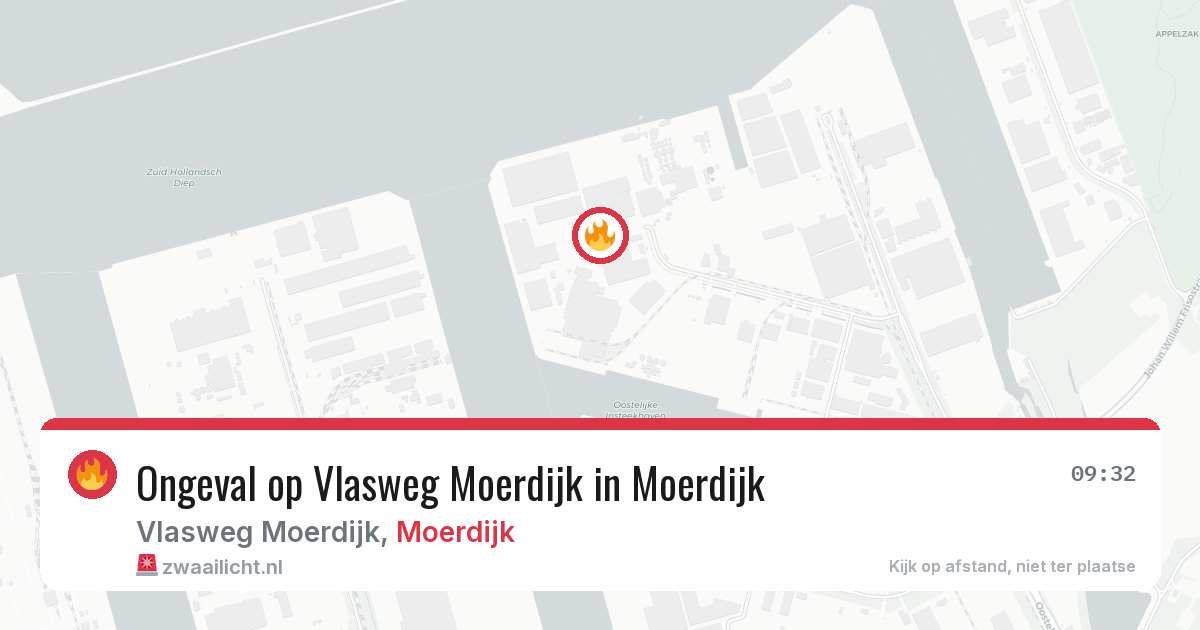 Ongeval op Vlasweg Moerdijk in Moerdijk — 7 jul 2026