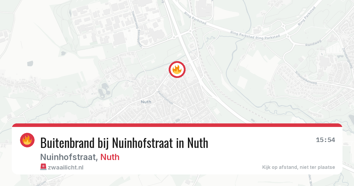 Buitenbrand bij Nuinhofstraat in Nuth — 7 jul 2026