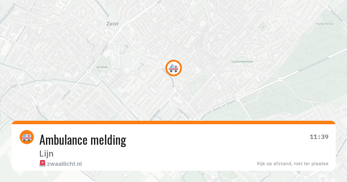 Ambulance melding — 30 jan 2026