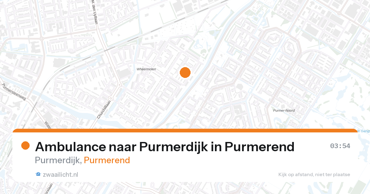 Ambulance naar Purmerdijk in Purmerend — 14 jun 2026