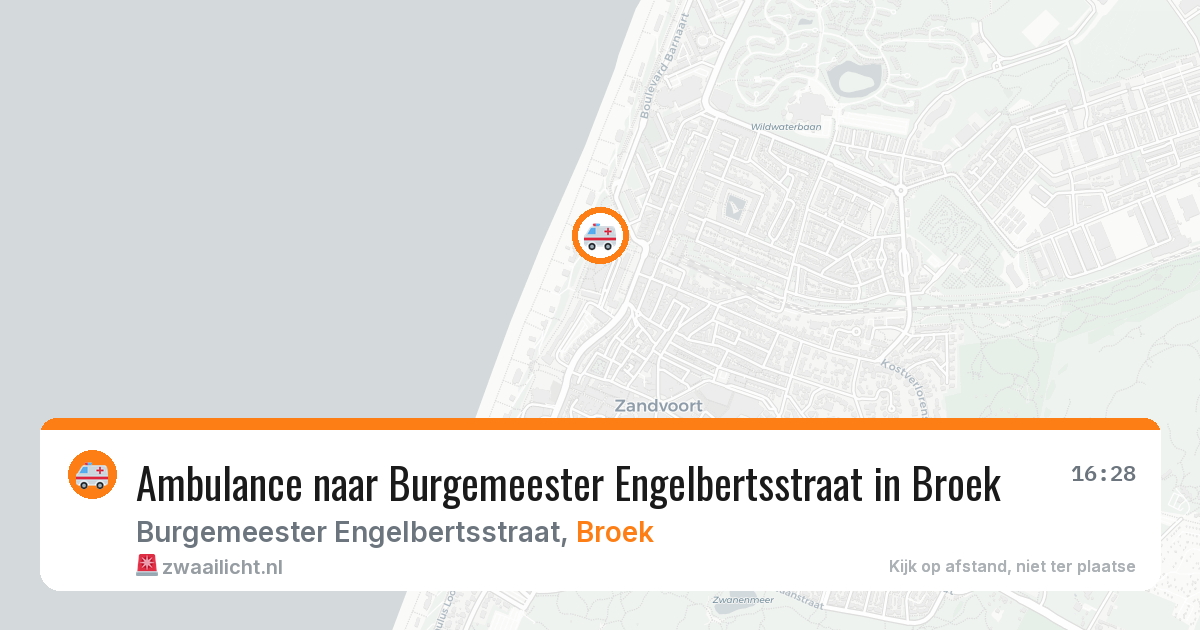 Ambulance naar Burgemeester Engelbertsstraat in Broek — 26 jun 2026