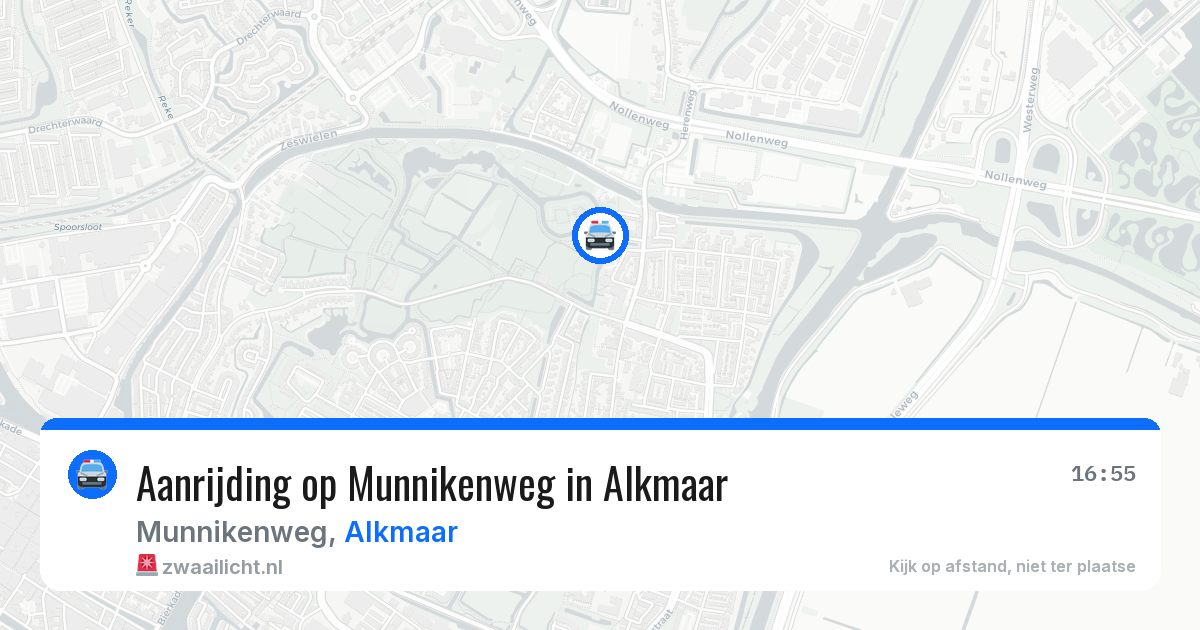 Aanrijding op Munnikenweg in Alkmaar — 29 mei 2026