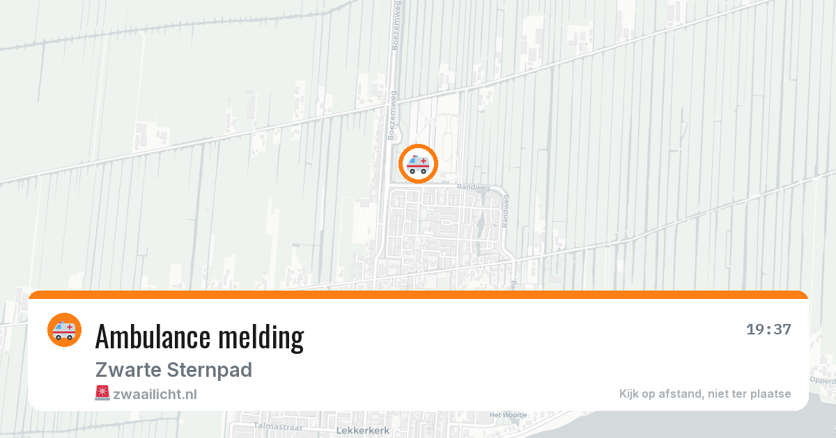 Ambulance melding — 25 jul 2026