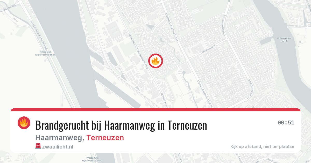 Brandgerucht bij Haarmanweg in Terneuzen — 4 mei 2026