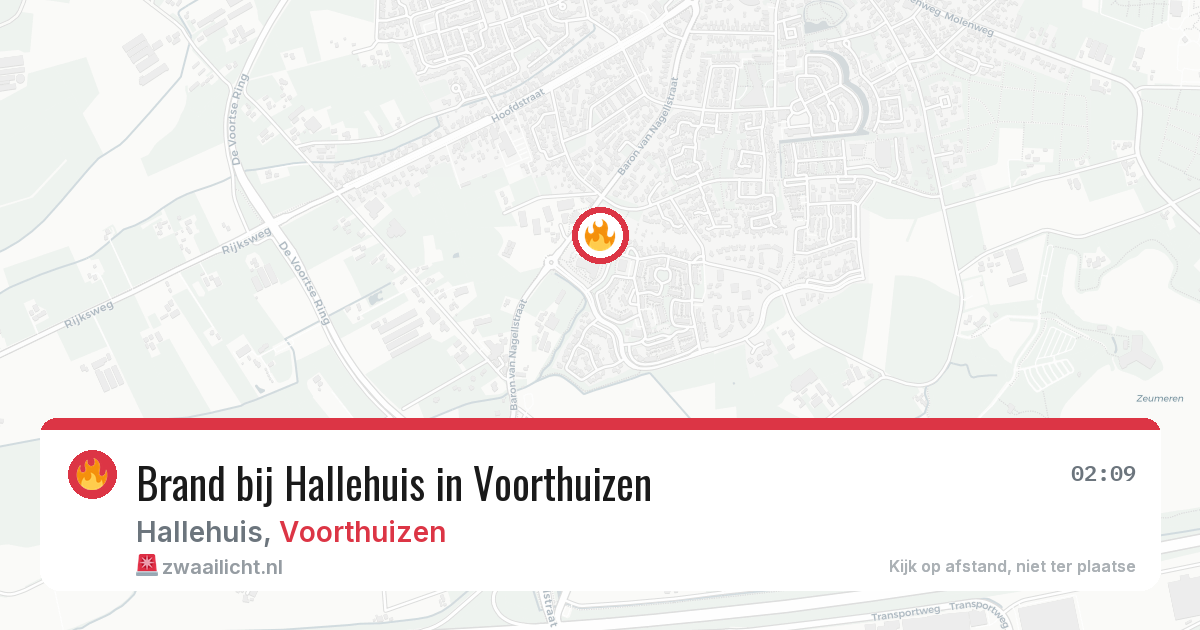 Brand bij Hallehuis in Voorthuizen — 1 jul 2026