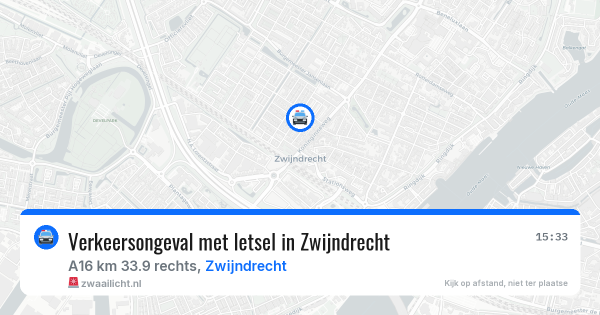 Verkeersongeval met letsel in Zwijndrecht — 30 mrt 2026