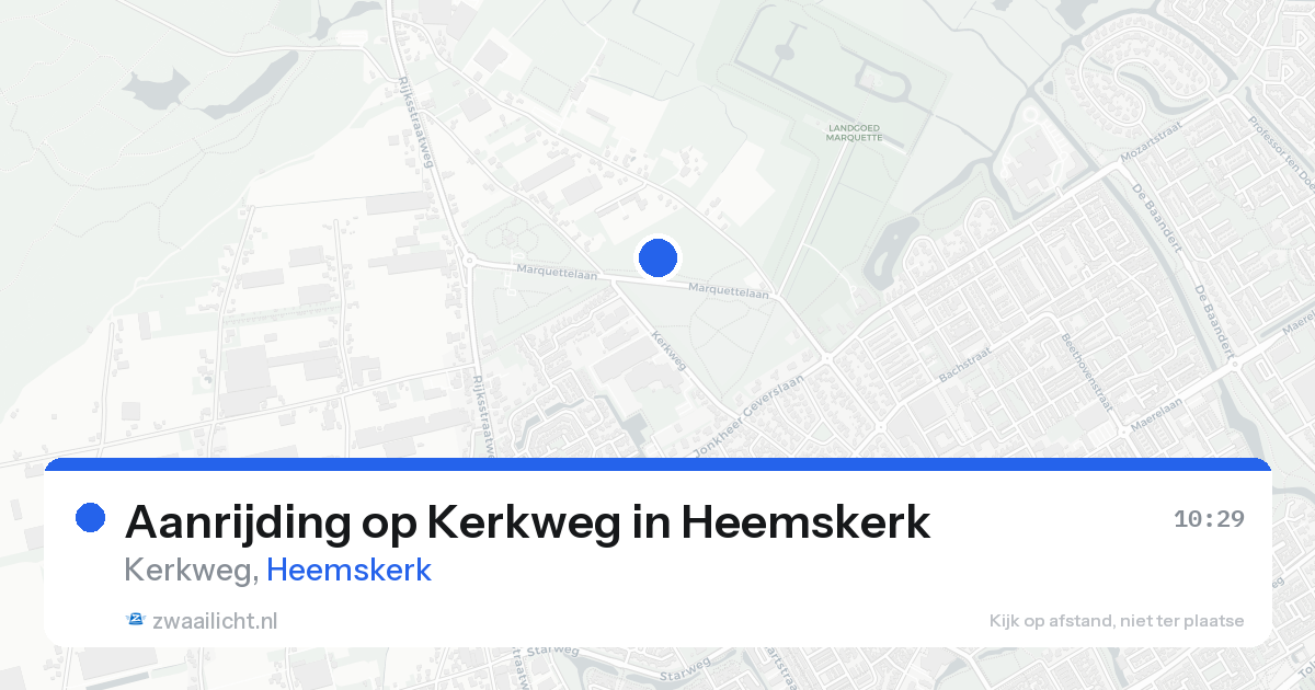 Aanrijding op Kerkweg in Heemskerk — 25 aug 2026