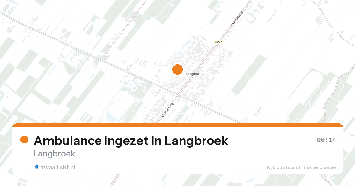 Ambulance ingezet in Langbroek — 6 feb 2026