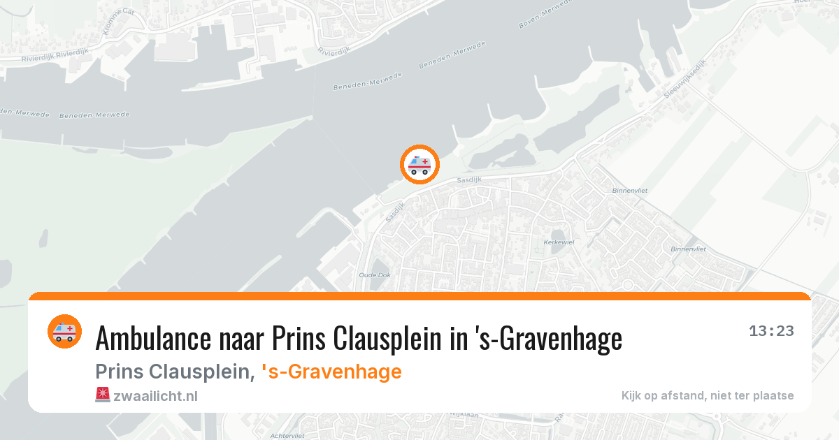 Ambulance naar Prins Clausplein in 's-Gravenhage — 1 apr 2026
