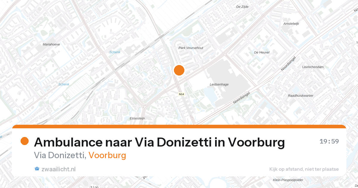 Ambulance naar Via Donizetti in Voorburg — 26 aug 2026