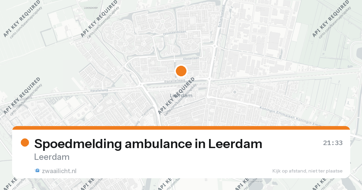 Spoedmelding ambulance in Leerdam — 31 jan 2026