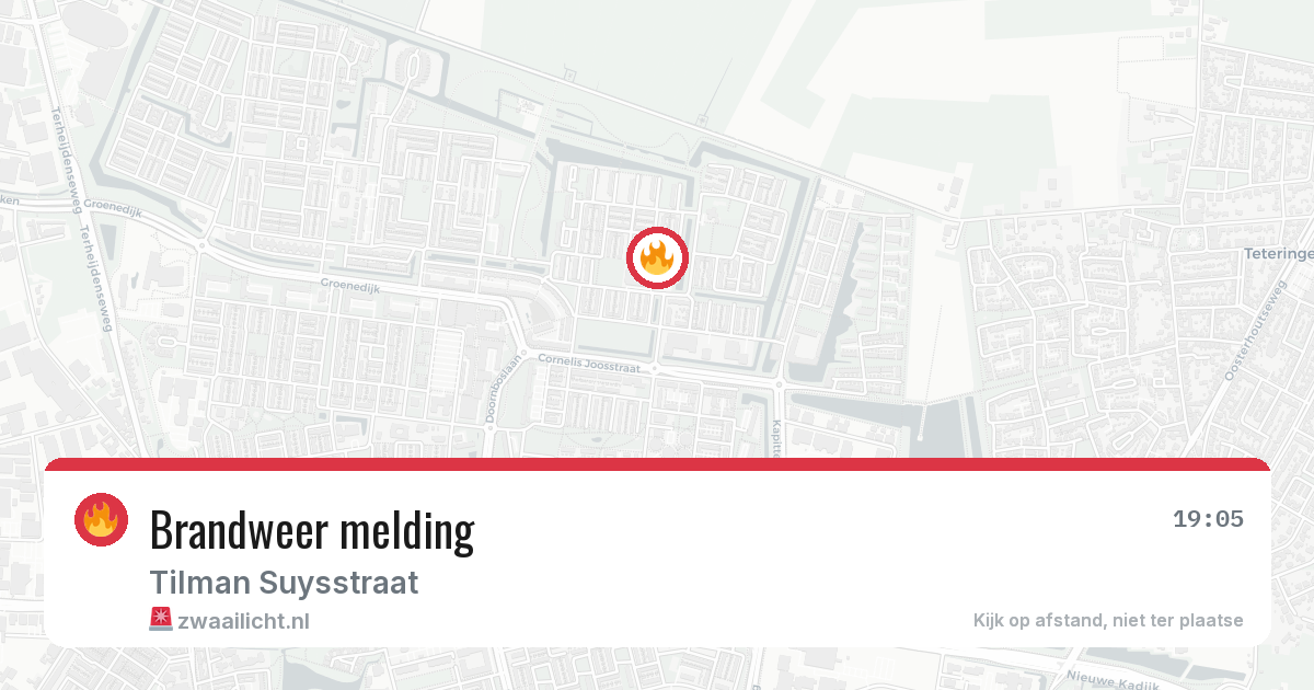 Brandweer melding — 4 jun 2026