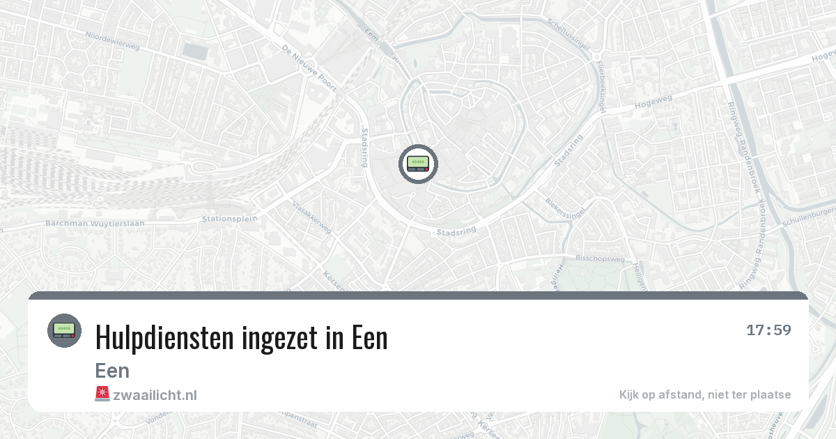 Hulpdiensten ingezet in Een — 6 apr 2026 | 🚨 Zwaailicht.nl