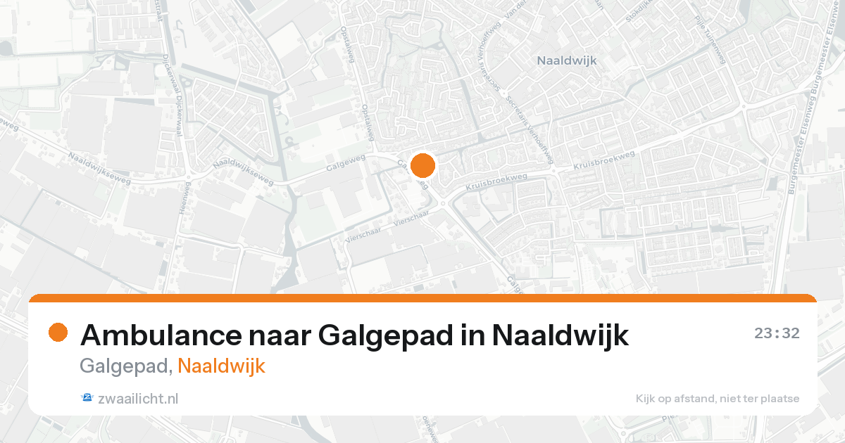 Ambulance naar Galgepad in Naaldwijk — 15 aug 2026