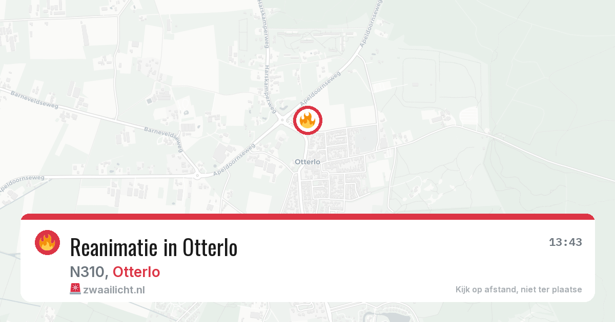 Reanimatie in Otterlo — 3 aug 2026