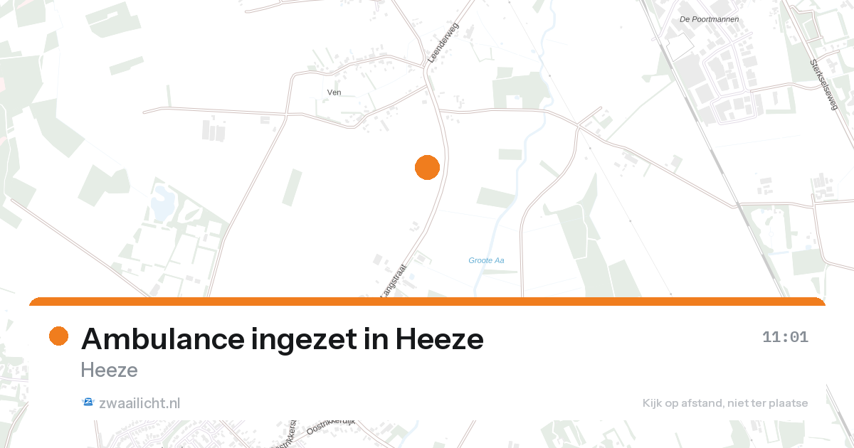 Ambulance ingezet in Heeze — 24 aug 2026
