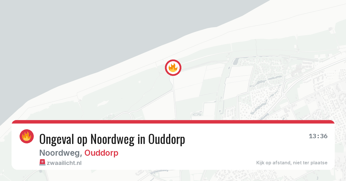 Ongeval op Noordweg in Ouddorp — 19 jul 2026