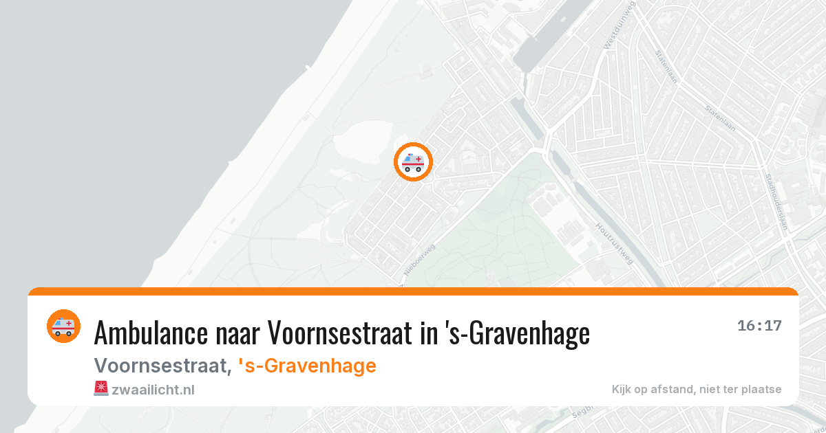 Ambulance naar Voornsestraat in 's-Gravenhage — 21 mei 2026