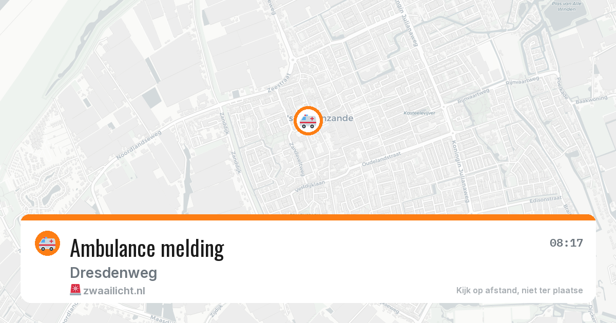 Ambulance melding — 7 aug 2026