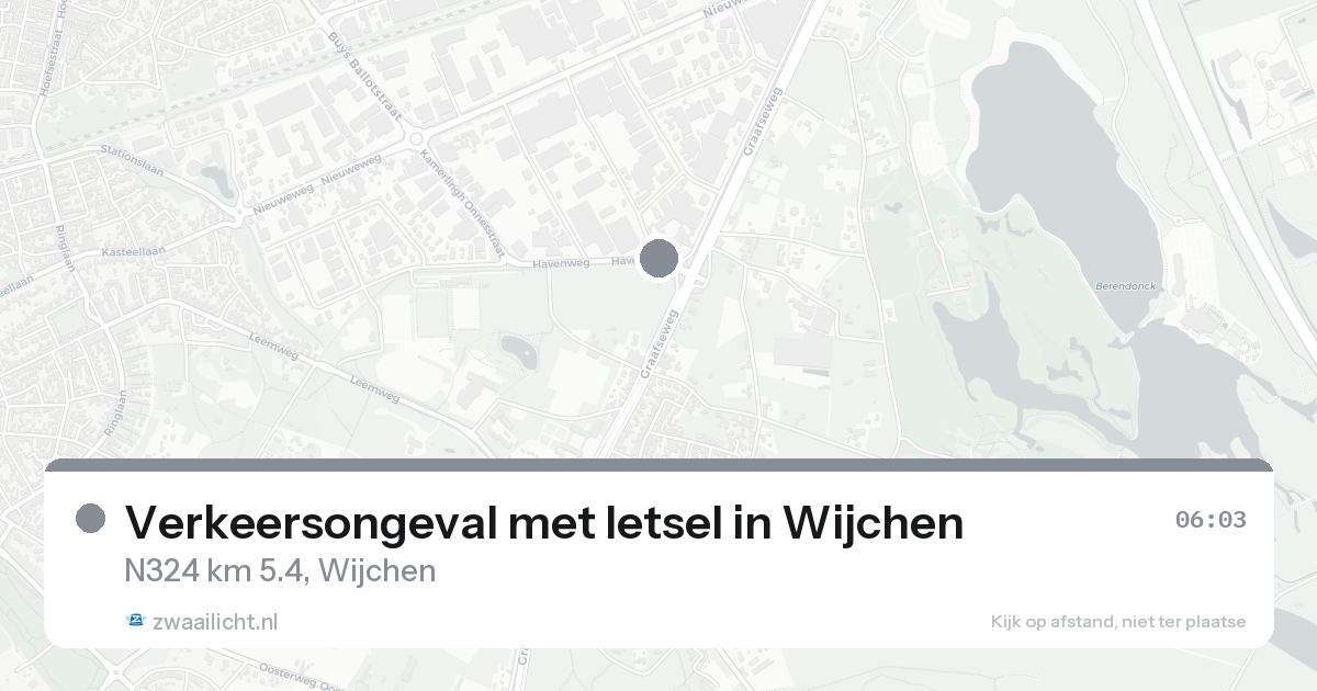 Verkeersongeval met letsel in Wijchen — 23 aug 2026