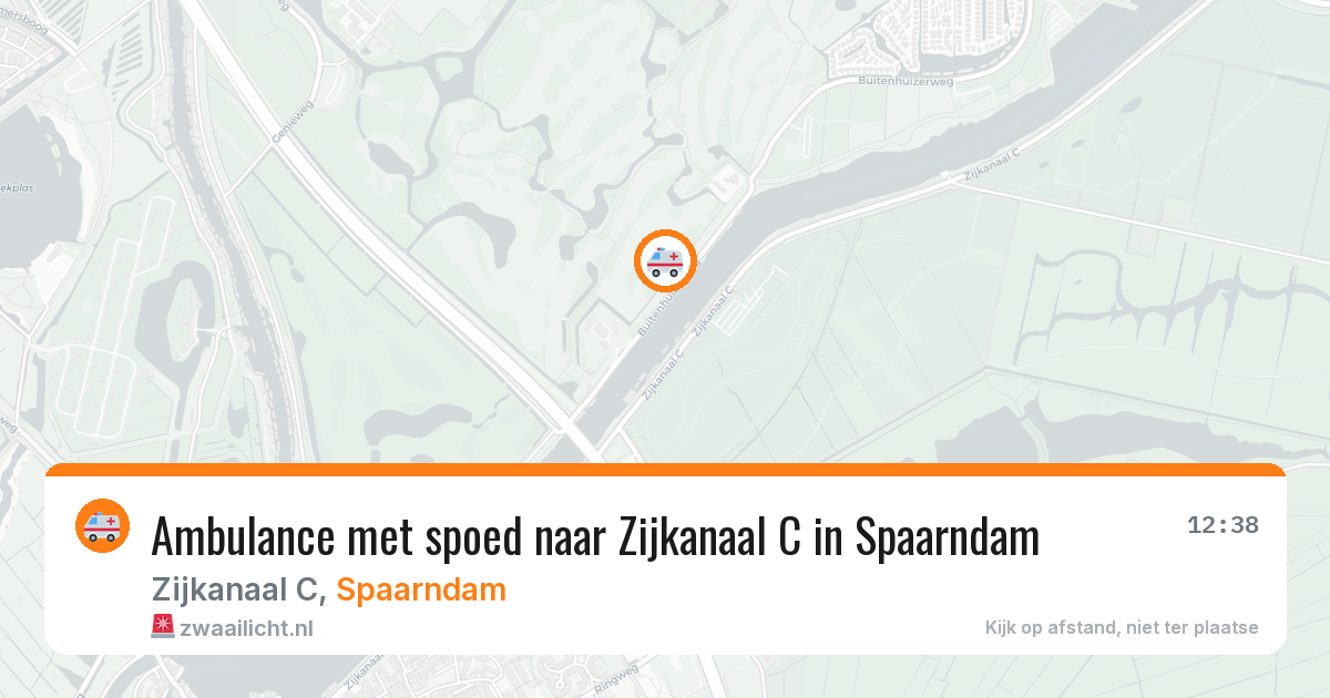 Ambulance met spoed naar Zijkanaal C in Spaarndam — 2 feb 2026