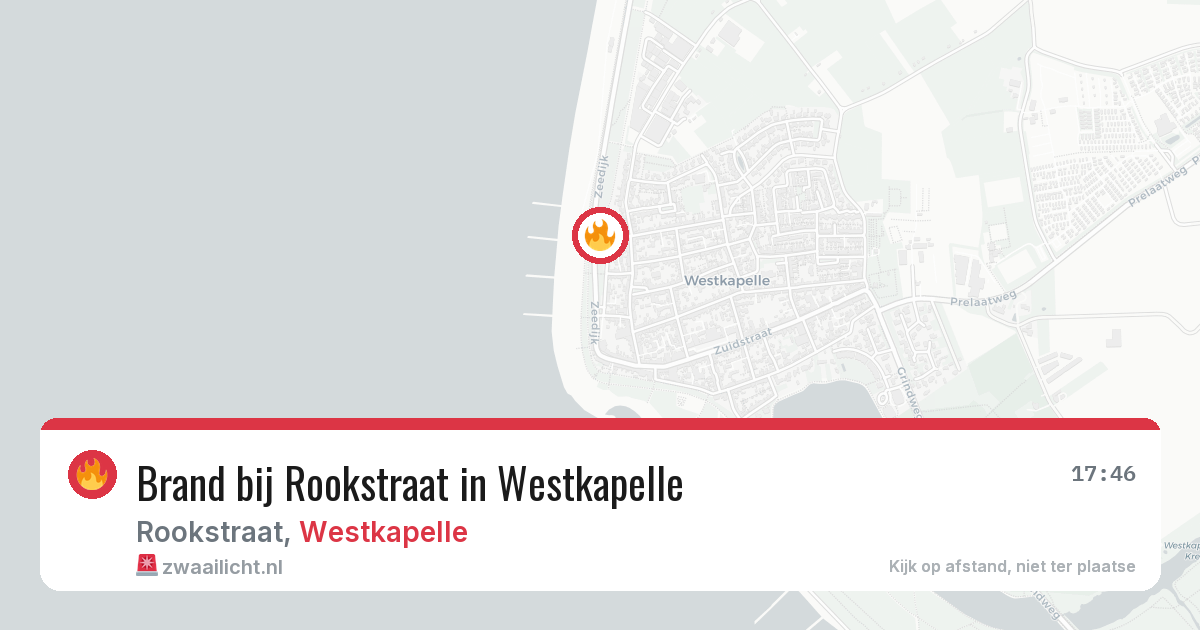 Brand bij Rookstraat in Westkapelle — 4 jun 2026