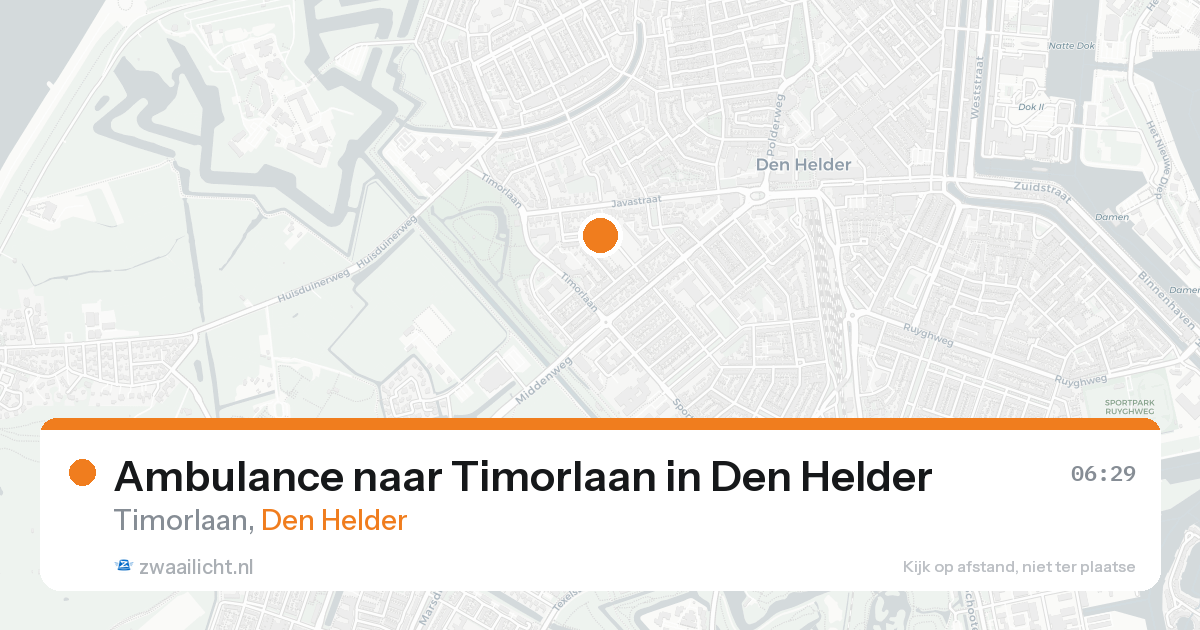 Ambulance naar Timorlaan in Den Helder — 8 feb 2026