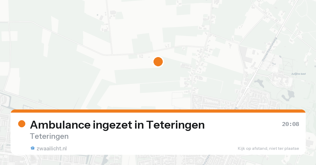 Ambulance ingezet in Teteringen — 19 aug 2026