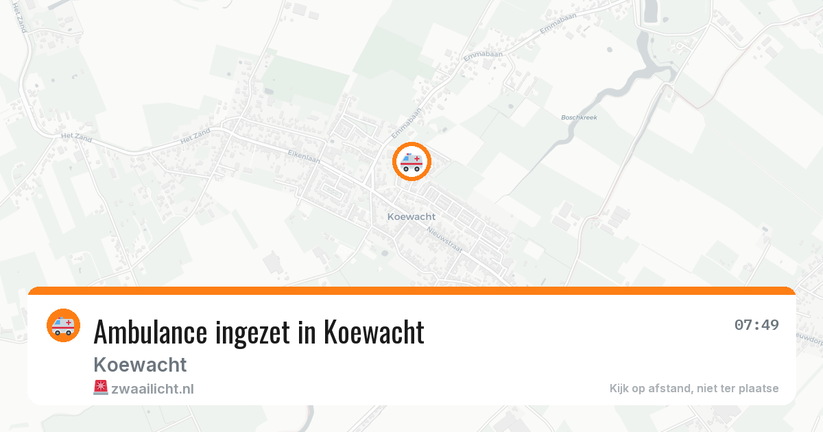Ambulance ingezet in Koewacht — 20 mei 2026