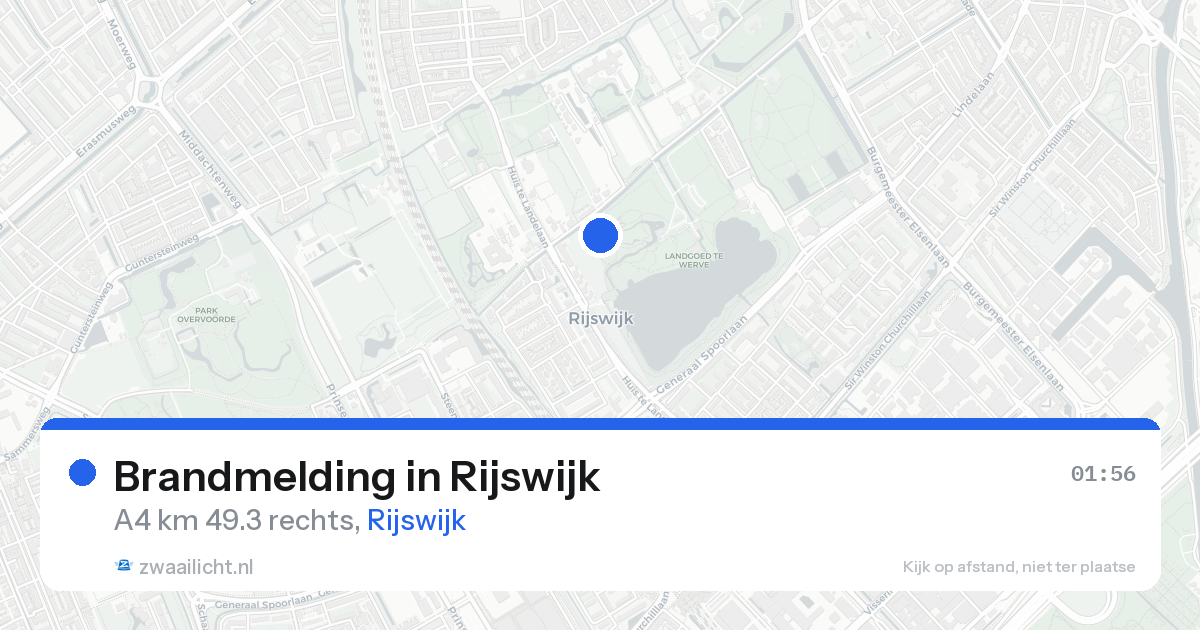 Brandmelding in Rijswijk — 7 mei 2026