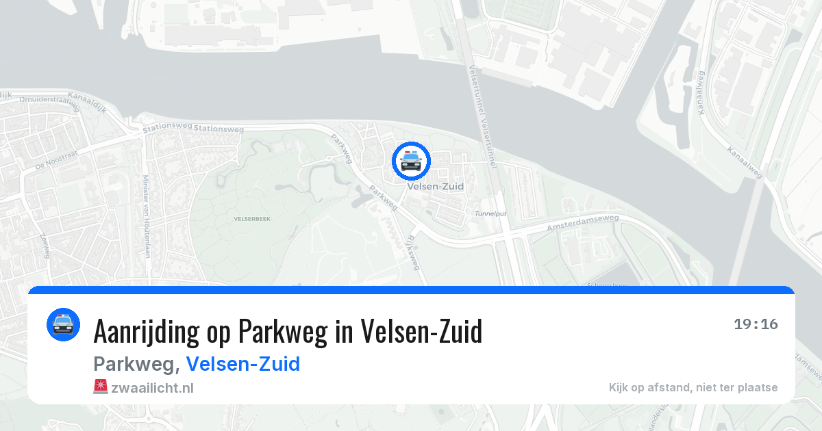Aanrijding op Parkweg in Velsen-Zuid — 11 apr 2026