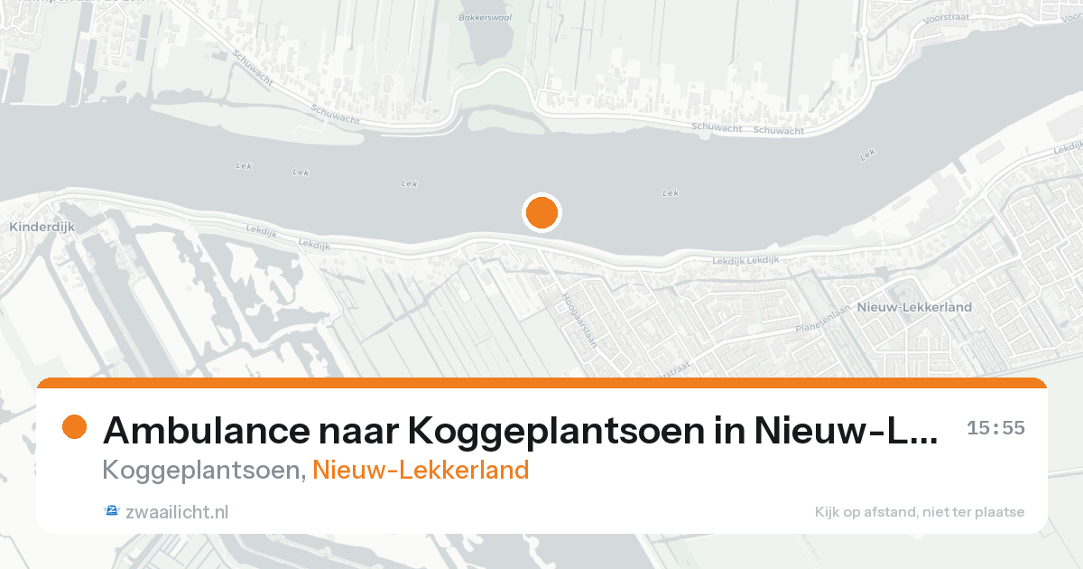 Ambulance naar Koggeplantsoen in Nieuw-Lekkerland — 31 jan 2026